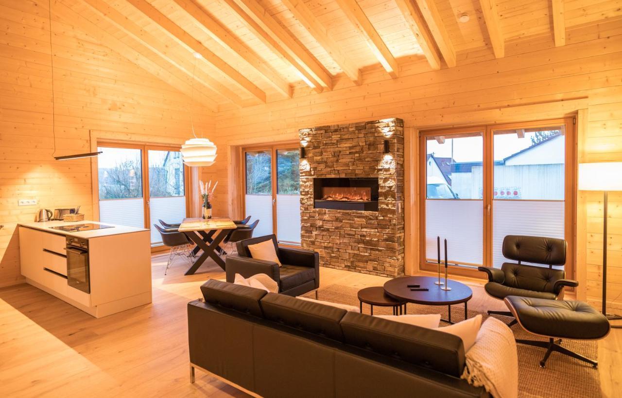 Netten Naturerlebnis Holz-Chalets Daun Extérieur photo
