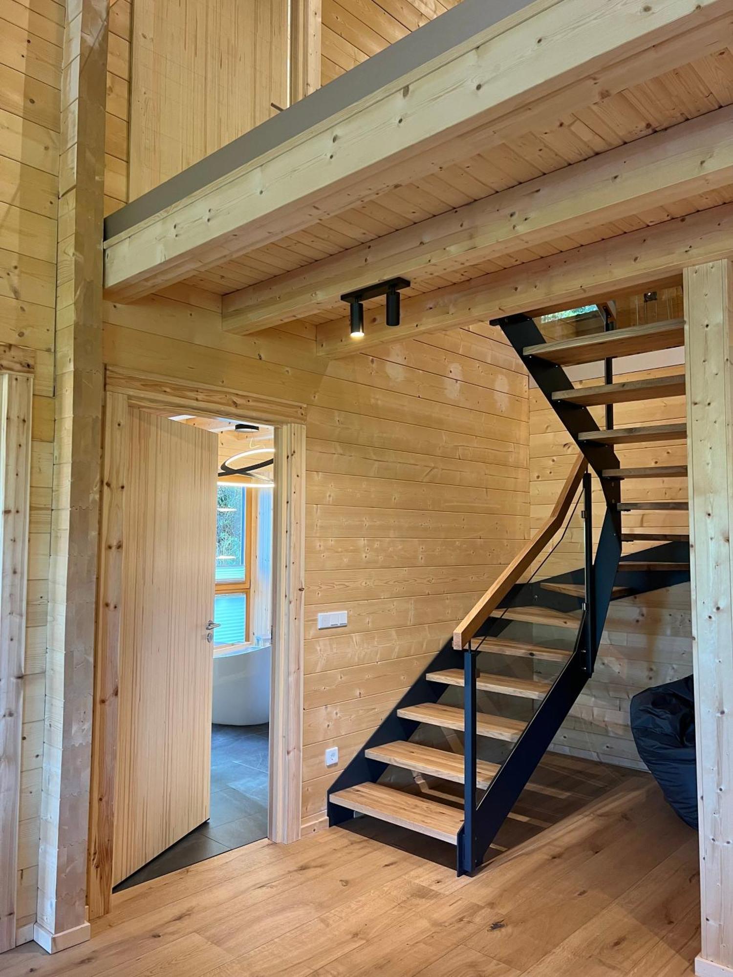 Netten Naturerlebnis Holz-Chalets Daun Extérieur photo